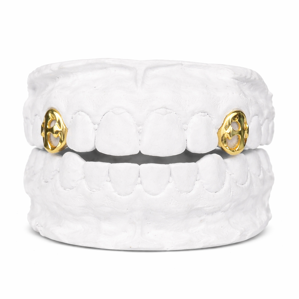 10k Yellow Gold Open Cross Grillz