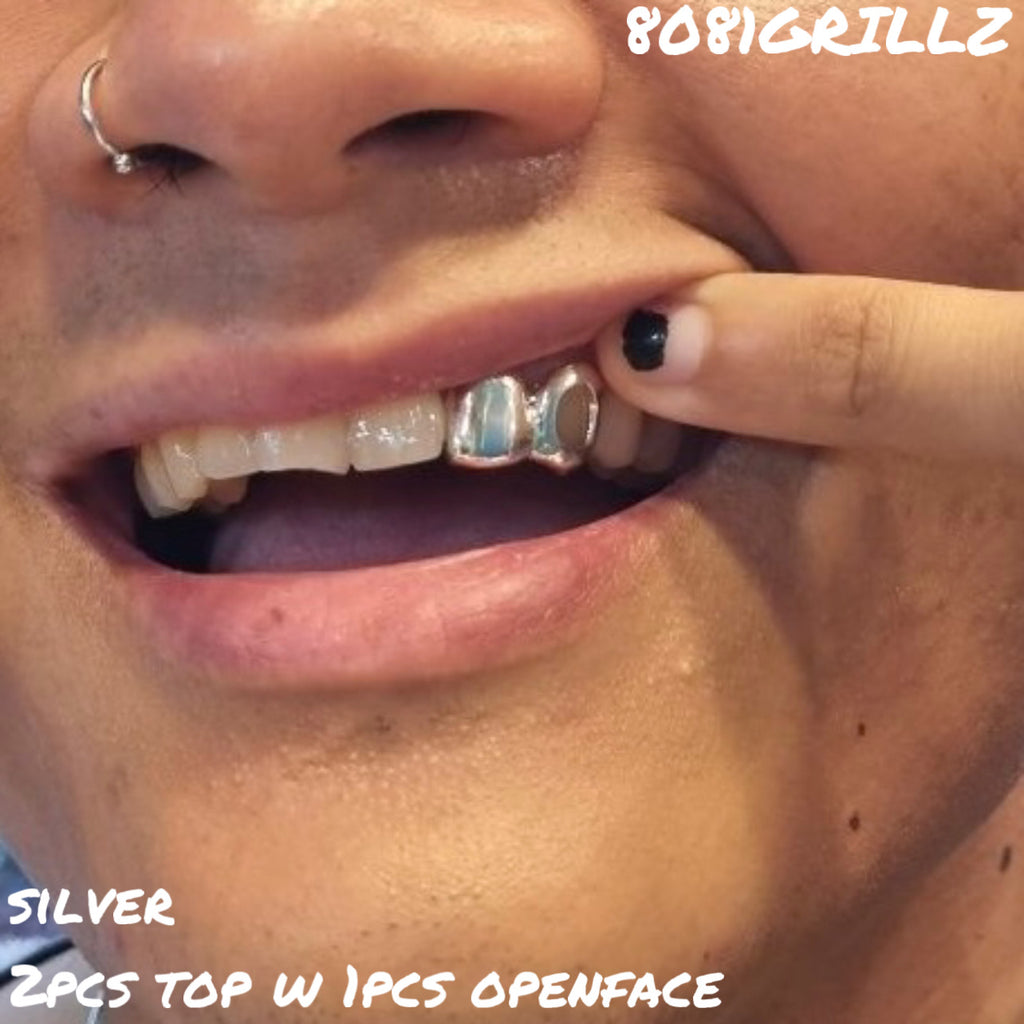 2pcs Top W 1pc Open Face